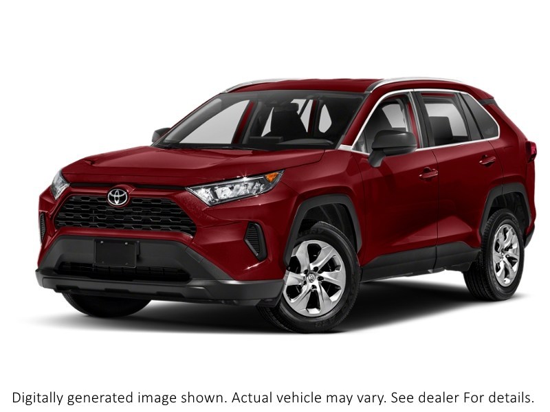 2020 Toyota Rav4 LE AWD Ruby Flare Pearl  Shot 4
