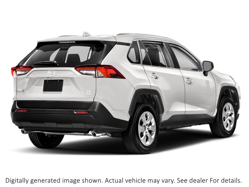 2022 Toyota Rav4 LE AWD White  Shot 2