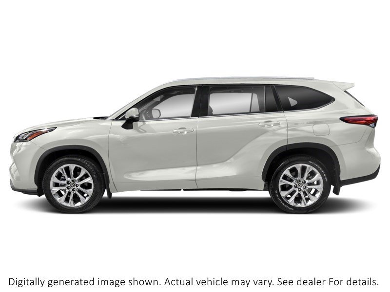 2021 Toyota Highlander Limited AWD Blizzard Pearl  Shot 5