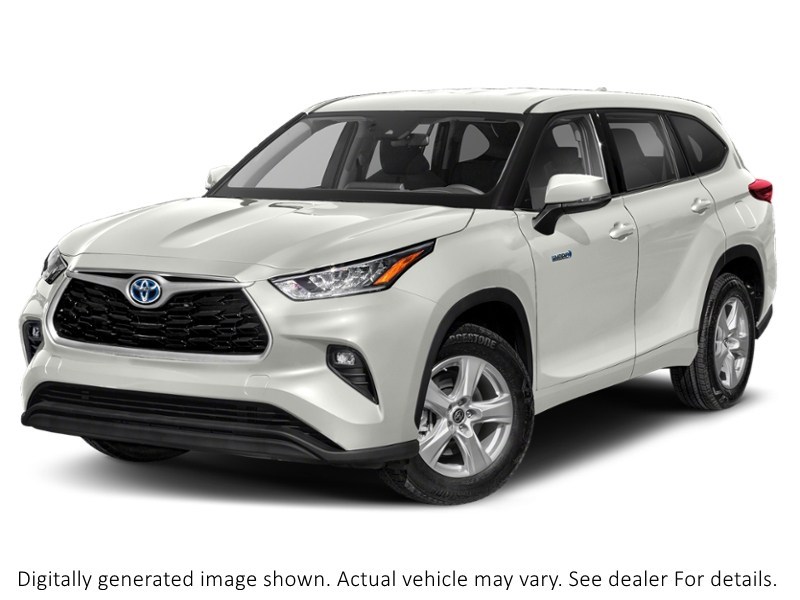 2021 Toyota Highlander Hybrid Hybrid XLE AWD Blizzard Pearl  Shot 1