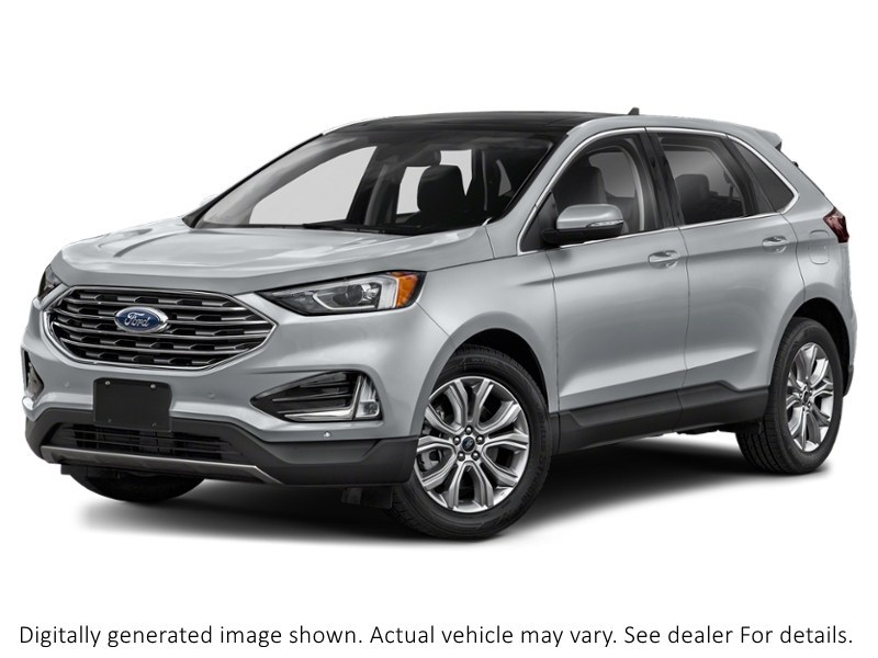 2022 Ford Edge Titanium AWD Iconic Silver Metallic  Shot 4