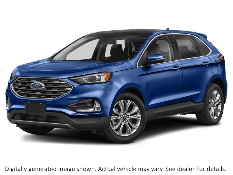 2022 Ford Edge Titanium AWD Atlas Blue Metallic  Shot 16
