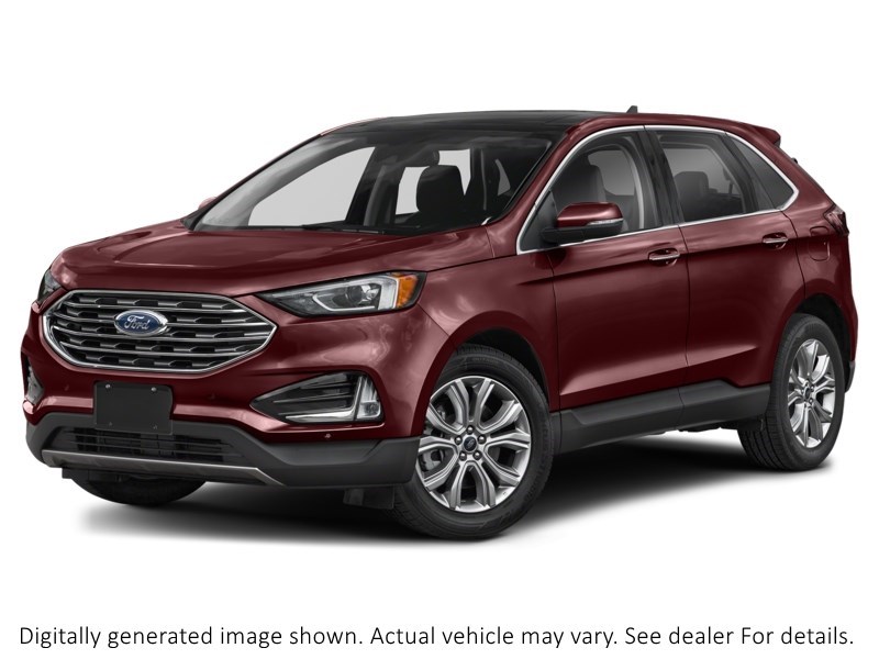 2022 Ford Edge Titanium AWD Burgundy Velvet Metallic Tinted Clearcoat  Shot 40