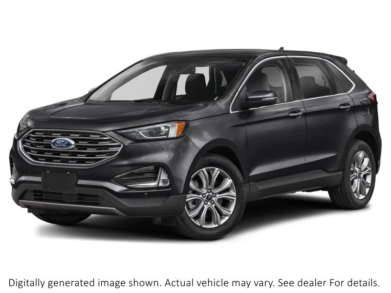 2022 Ford Edge Titanium AWD Agate Black Metallic  Shot 44