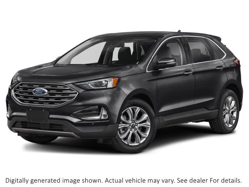 2022 Ford Edge Titanium AWD Agate Black Metallic  Shot 47
