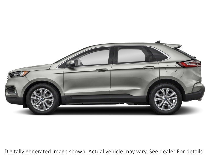 2022 Ford Edge Titanium AWD Iconic Silver Metallic  Shot 3