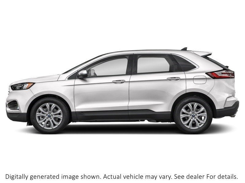 2022 Ford Edge Titanium AWD Star White Metallic Tri-Coat  Shot 9