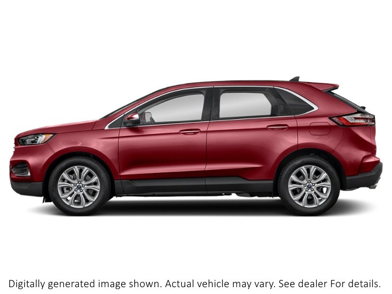 2022 Ford Edge Titanium AWD Rapid Red Metallic Tinted Clearcoat  Shot 5