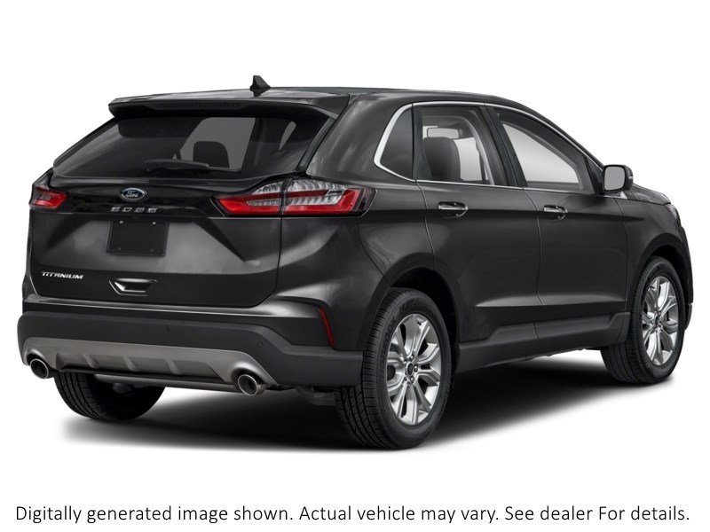 2022 Ford Edge Titanium AWD Agate Black Metallic  Shot 45
