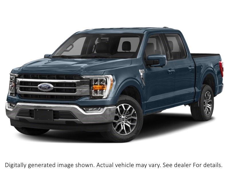 2022 Ford F-150 Lariat | 4X4 | 5.0L | 502A | Roof | 360 | Pwr Tlgt Antimatter Blue Metallic  Shot 4