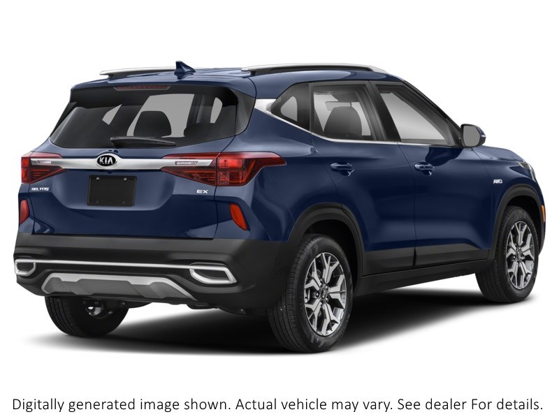 2021 Kia Seltos EX AWD Dark Ocean Blue  Shot 2