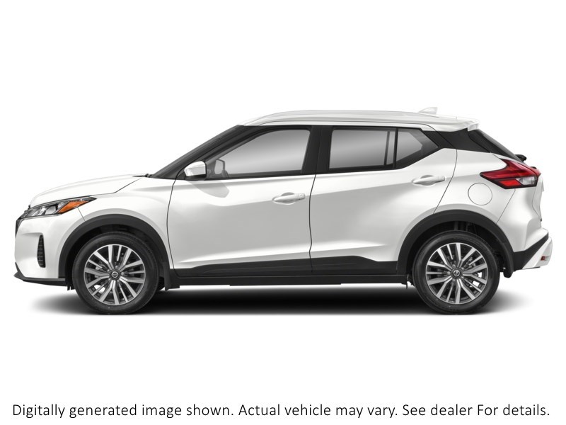 2021 Nissan Kicks SV FWD Aspen White TriCoat  Shot 3