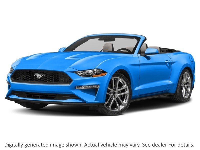 2022 Ford Mustang Ecoboost Convertible Grabber Blue Metallic  Shot 10