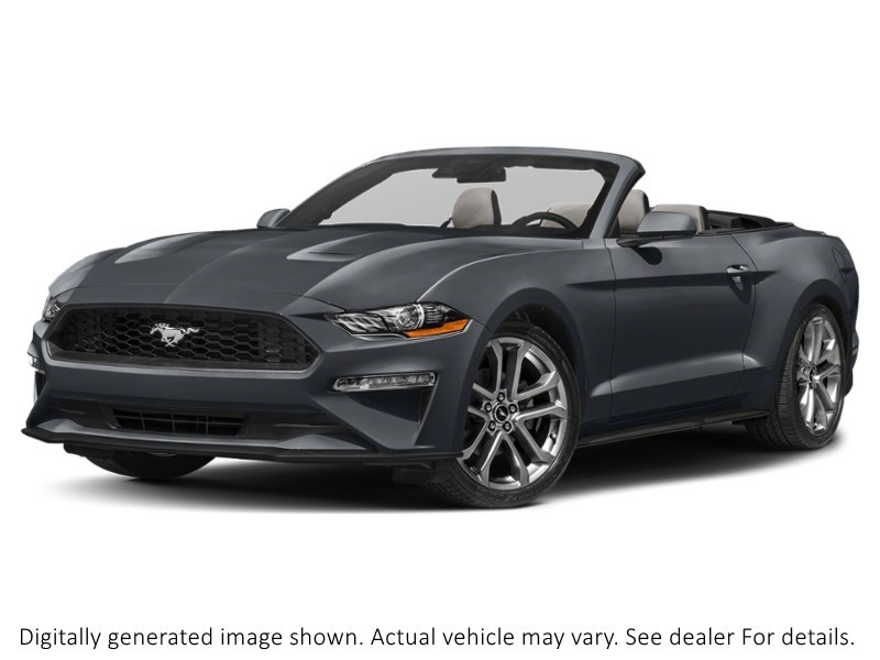 2022 Ford Mustang Ecoboost Convertible Dark Matter Grey Metallic  Shot 37