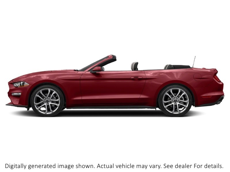 2022 Ford Mustang Ecoboost Convertible Rapid Red Metallic Tinted Clearcoat  Shot 21