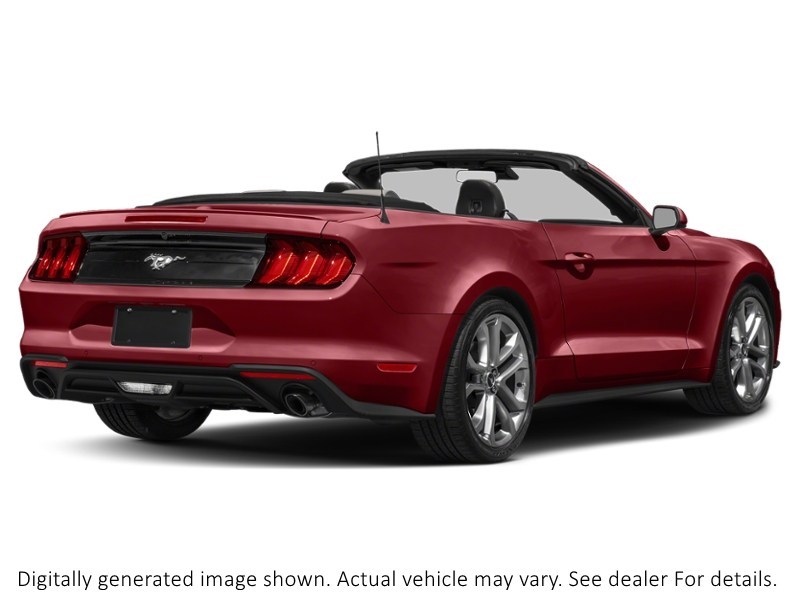 2022 Ford Mustang Ecoboost Convertible Rapid Red Metallic Tinted Clearcoat  Shot 24