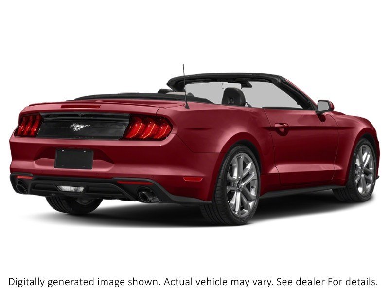 2022 Ford Mustang Ecoboost Convertible Rapid Red Metallic Tinted Clearcoat  Shot 20