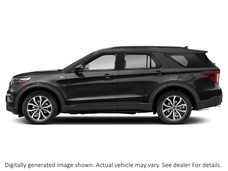 2022 Ford Explorer St-Line 4WD Agate Black Metallic  Shot 3