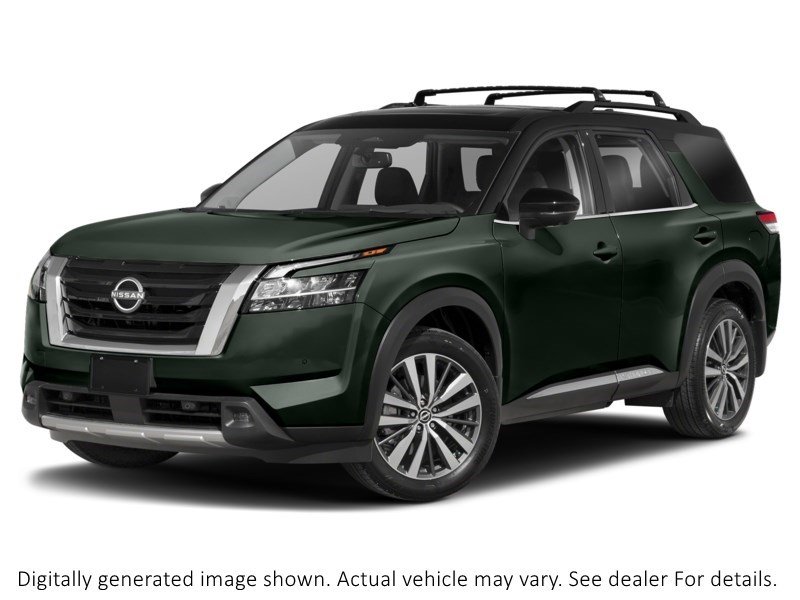 2022 Nissan Pathfinder Platinum 4WD Obsidian-Green Pearl/Super Black  Shot 10