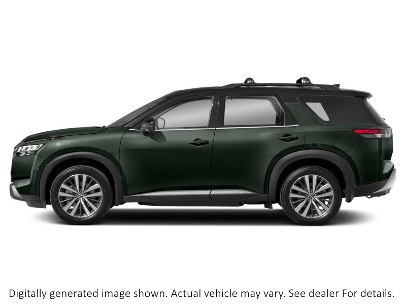 2022 Nissan Pathfinder Platinum 4WD Obsidian-Green Pearl/Super Black  Shot 9