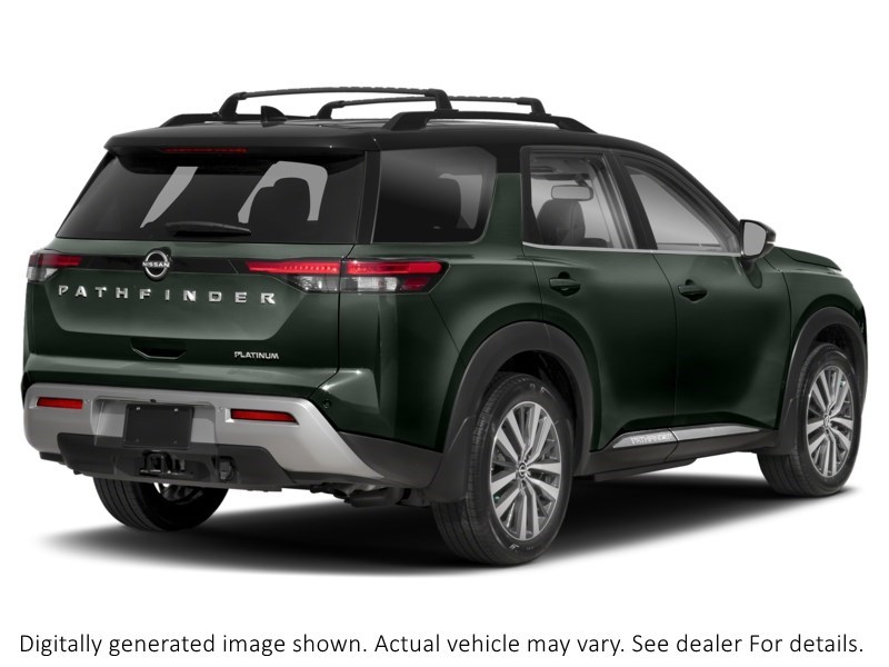 2022 Nissan Pathfinder Platinum 4WD Obsidian-Green Pearl/Super Black  Shot 8
