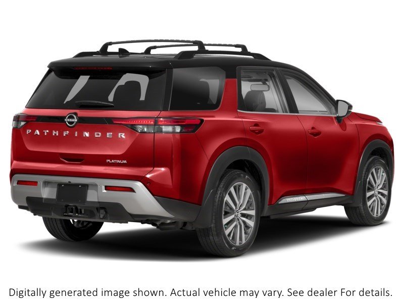 2022 Nissan Pathfinder Platinum 4WD Scarlet Ember Tintcoat/Super Black  Shot 18