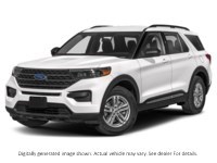 2023 Ford Explorer XLT 4WD Star White Metallic Tri-Coat  Shot 1