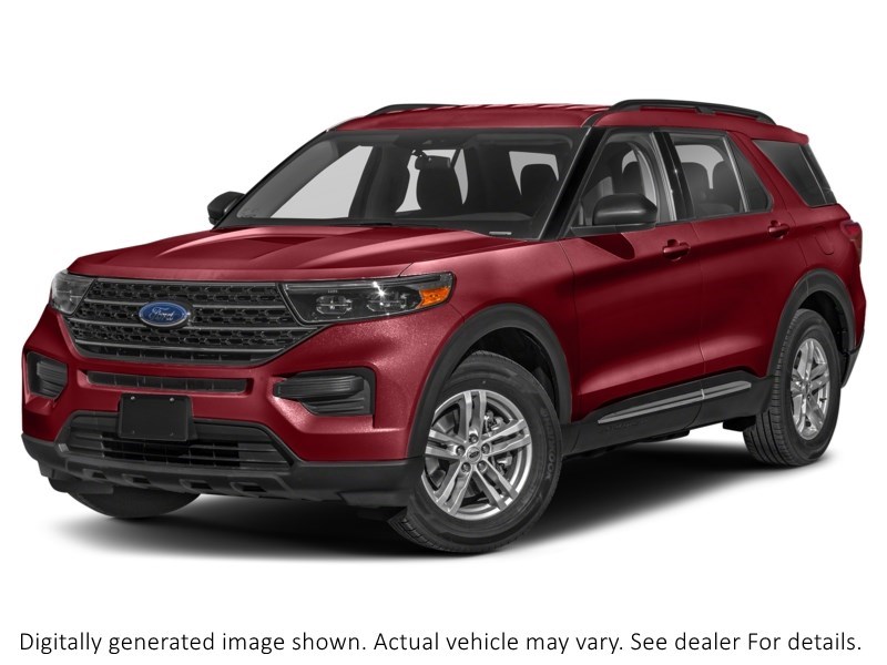 2023 Ford Explorer XLT 4WD Rapid Red Metallic Tinted Clearcoat  Shot 25