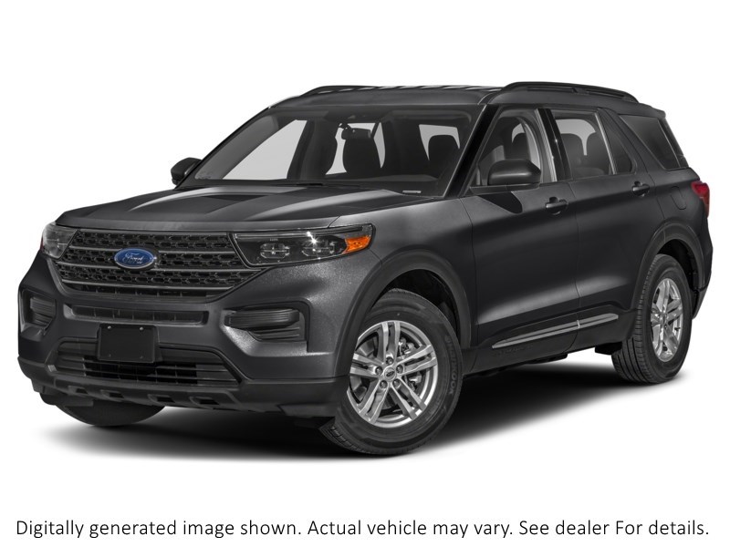 2023 Ford Explorer XLT 4WD Agate Black Metallic  Shot 44