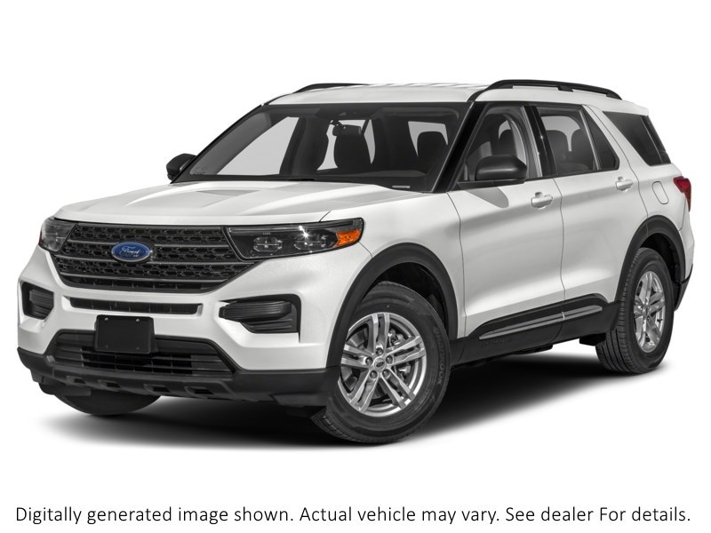 2023 Ford Explorer XLT 4WD Oxford White  Shot 53