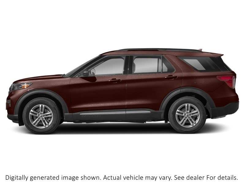 2023 Ford Explorer XLT 4WD Jewel Red Metallic Tinted Clearcoat  Shot 23