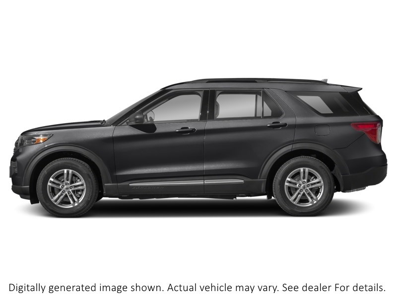 2023 Ford Explorer XLT 4WD Agate Black Metallic  Shot 46