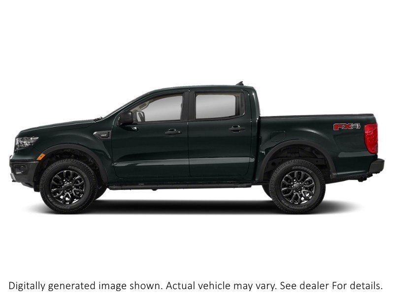 2022 Ford Ranger XLT 4WD Supercrew 5' Box Shadow Black  Shot 5