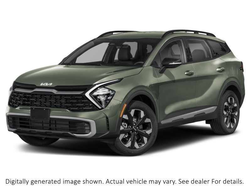 2023 Kia Sportage X-Line Limited AWD W/Black Interior Jungle Green  Shot 4