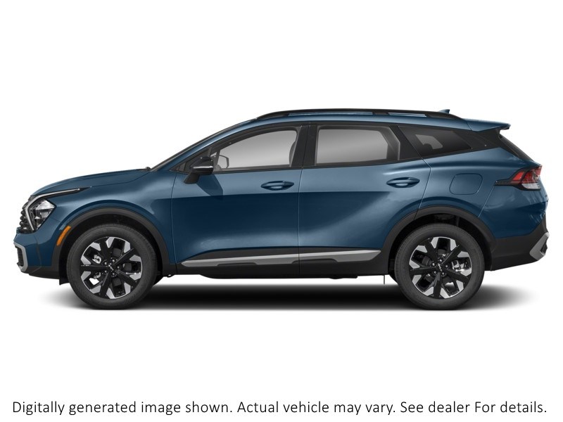 2023 Kia Sportage X-Line Limited AWD W/Black Interior Vesta Blue  Shot 9