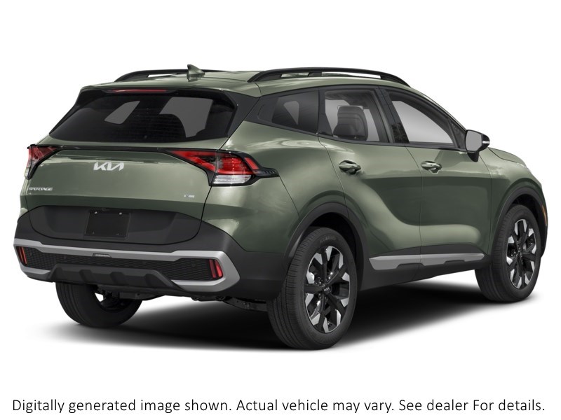 2023 Kia Sportage X-Line Limited AWD W/Black Interior Jungle Green  Shot 2