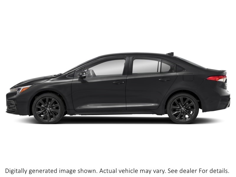 2026 Toyota Corolla Hybrid Hybrid SE CVT AWD Midnight Black Metallic  Shot 3