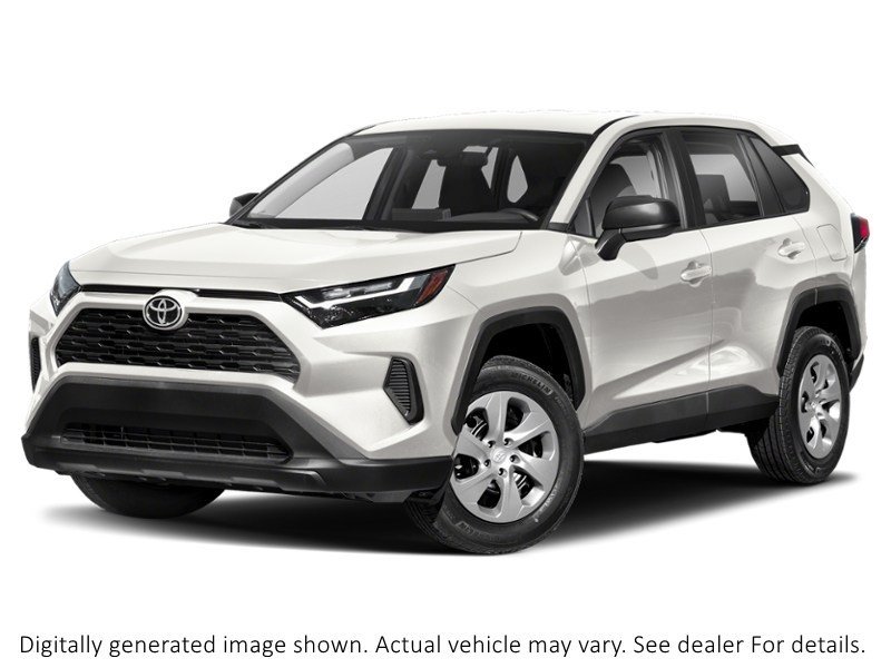 2025 Toyota Rav4 LE AWD White  Shot 4