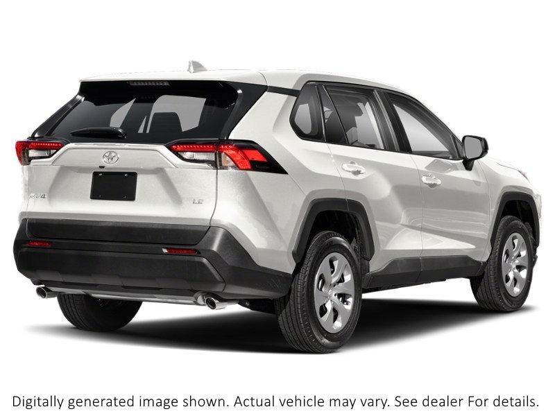 2024 Toyota Rav4 LE AWD White  Shot 2