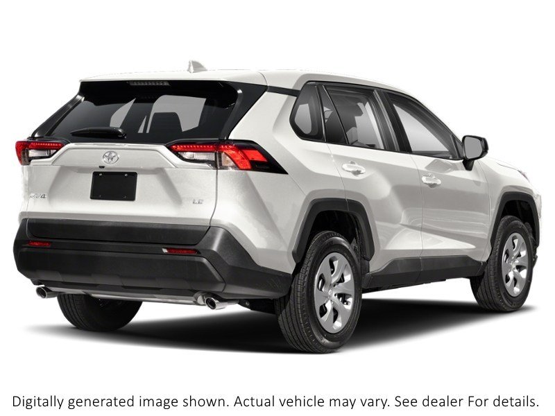 2025 Toyota Rav4 LE AWD White  Shot 2