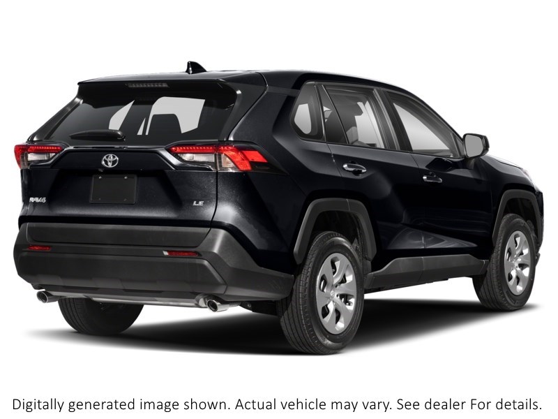 2023 Toyota Rav4 LE AWD Midnight Black Metallic  Shot 6