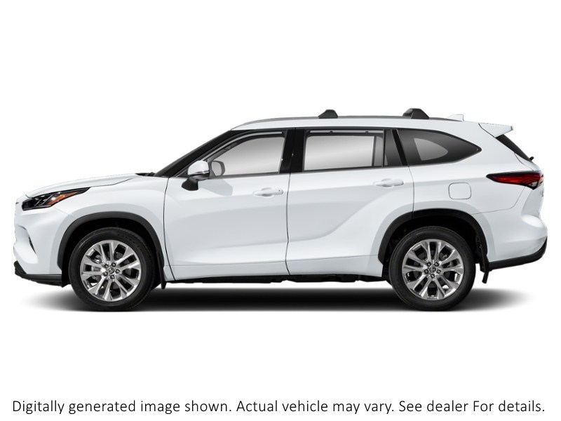 2024 Toyota Highlander Hybrid Hybrid Platinum AWD Wind Chill Pearl  Shot 3
