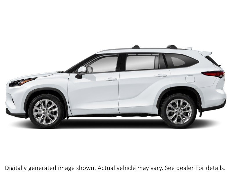 2024 Toyota Highlander Hybrid Hybrid Platinum AWD Wind Chill Pearl  Shot 3