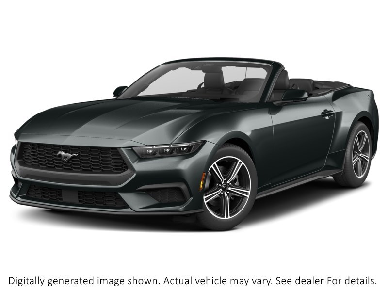 2026 Ford Mustang Ecoboost Convertible Shadow Black  Shot 13