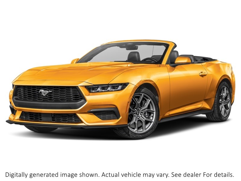2026 Ford Mustang Ecoboost Convertible Orange Fury Metallic Tri-Coat  Shot 53