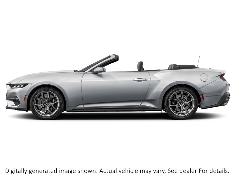 2026 Ford Mustang Ecoboost Convertible Iconic Silver Metallic  Shot 5