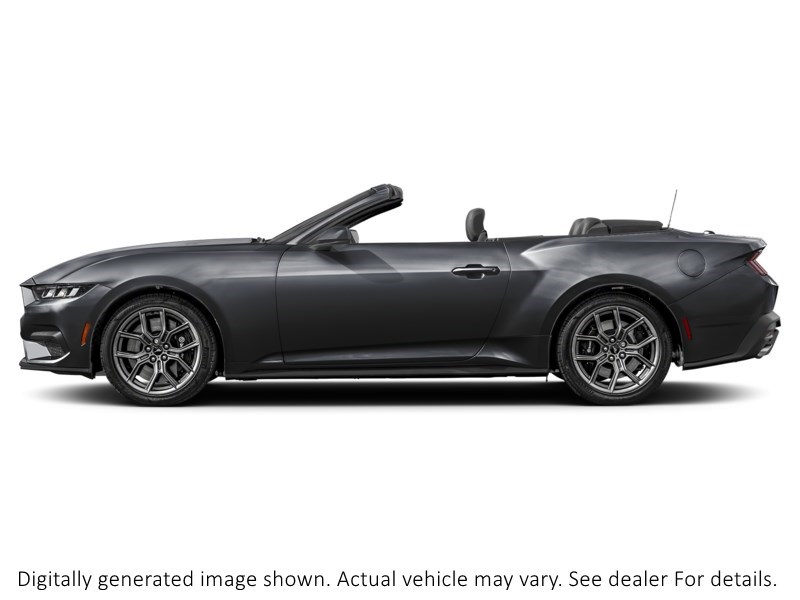 2026 Ford Mustang Ecoboost Convertible Shadow Black  Shot 17
