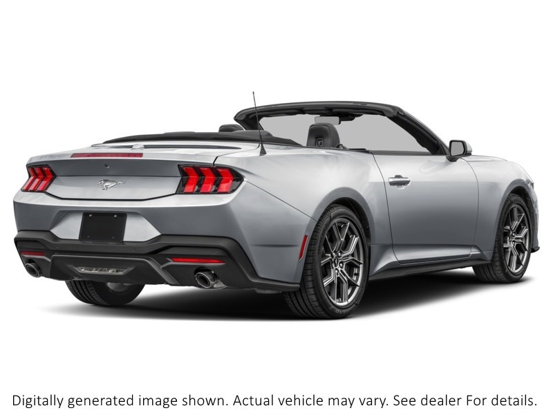 2026 Ford Mustang Ecoboost Convertible Iconic Silver Metallic  Shot 6