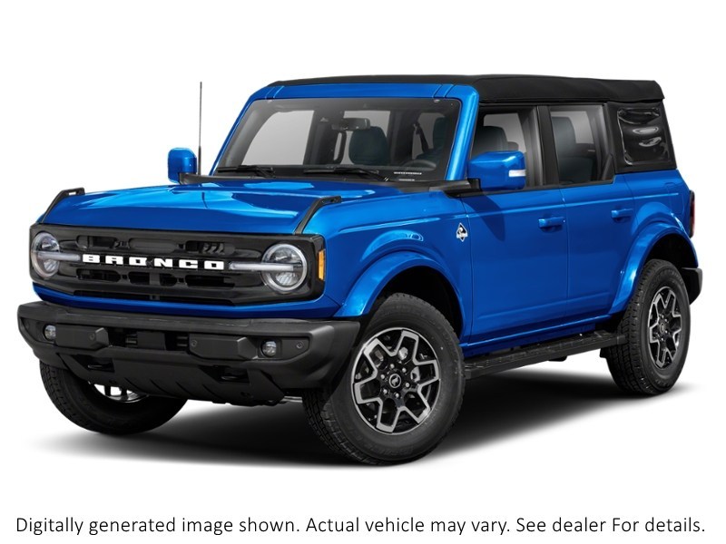 2024 Ford Bronco Outer Banks | 4X4 | 2.7L | High/Lux Pkg | Hard Top Velocity Blue Metallic  Shot 4