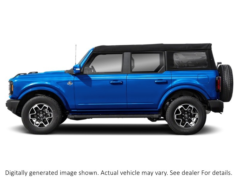 2024 Ford Bronco Outer Banks | 4X4 | 2.7L | High/Lux Pkg | Hard Top Velocity Blue Metallic  Shot 3